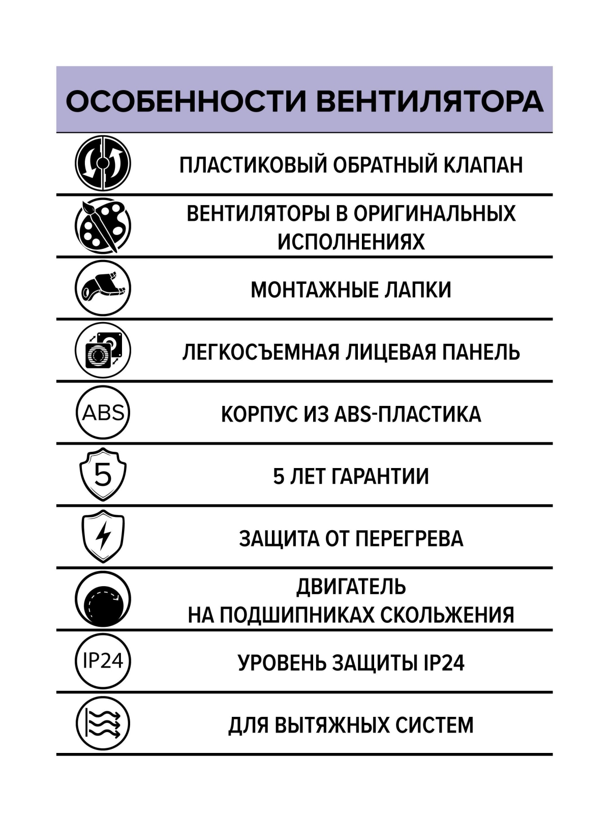 Вентилятор накладной WAVE D100 обр.клапан Black classic ERA