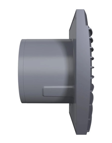 Вентилятор накладной ERA DiCiTi SILENT 5C dark gray metal d125